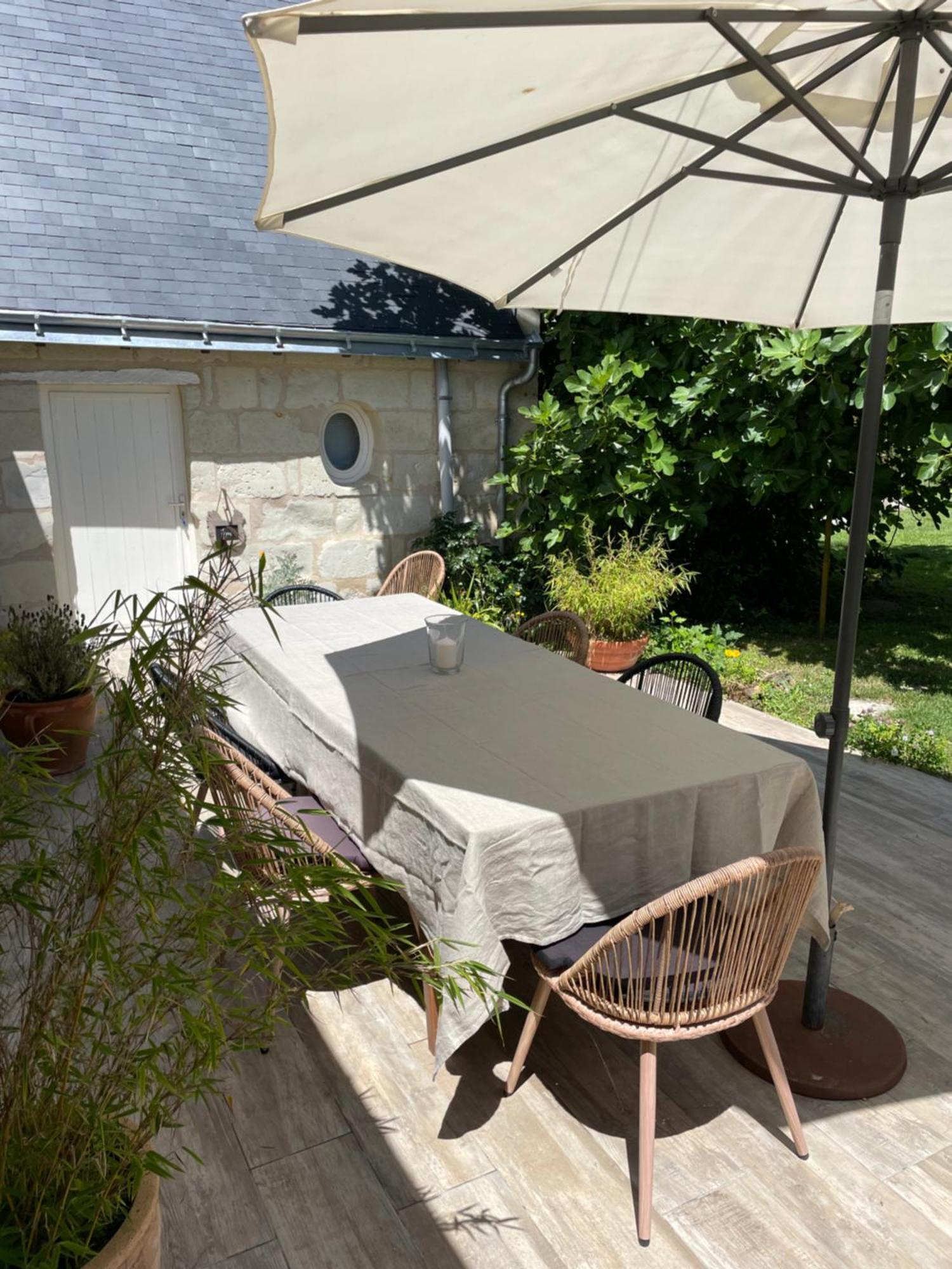 Chambres D Hotes Avec Piscine Et Spa La Foliere Saumur Villebernier Экстерьер фото