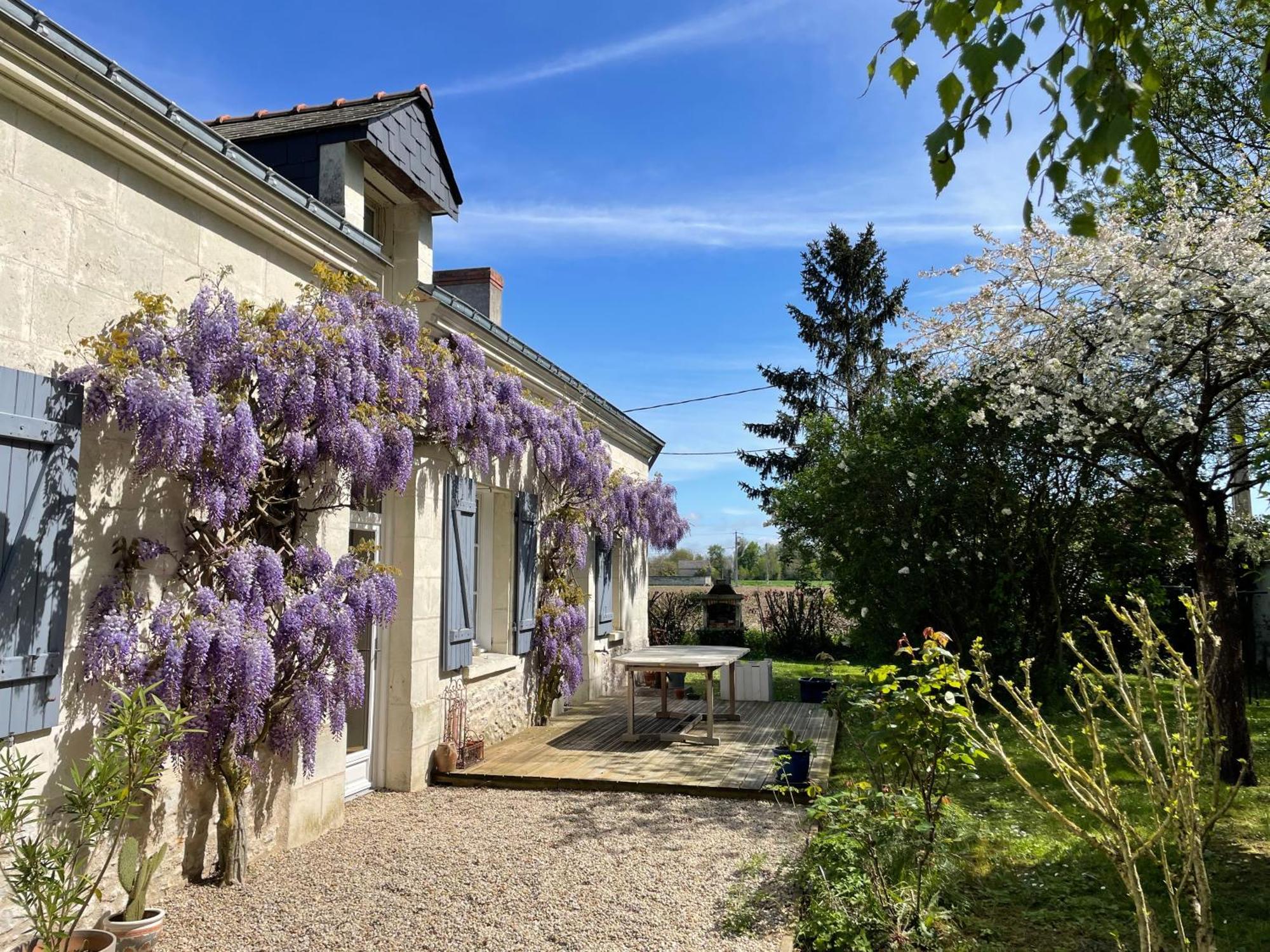 Chambres D Hotes Avec Piscine Et Spa La Foliere Saumur Villebernier Экстерьер фото