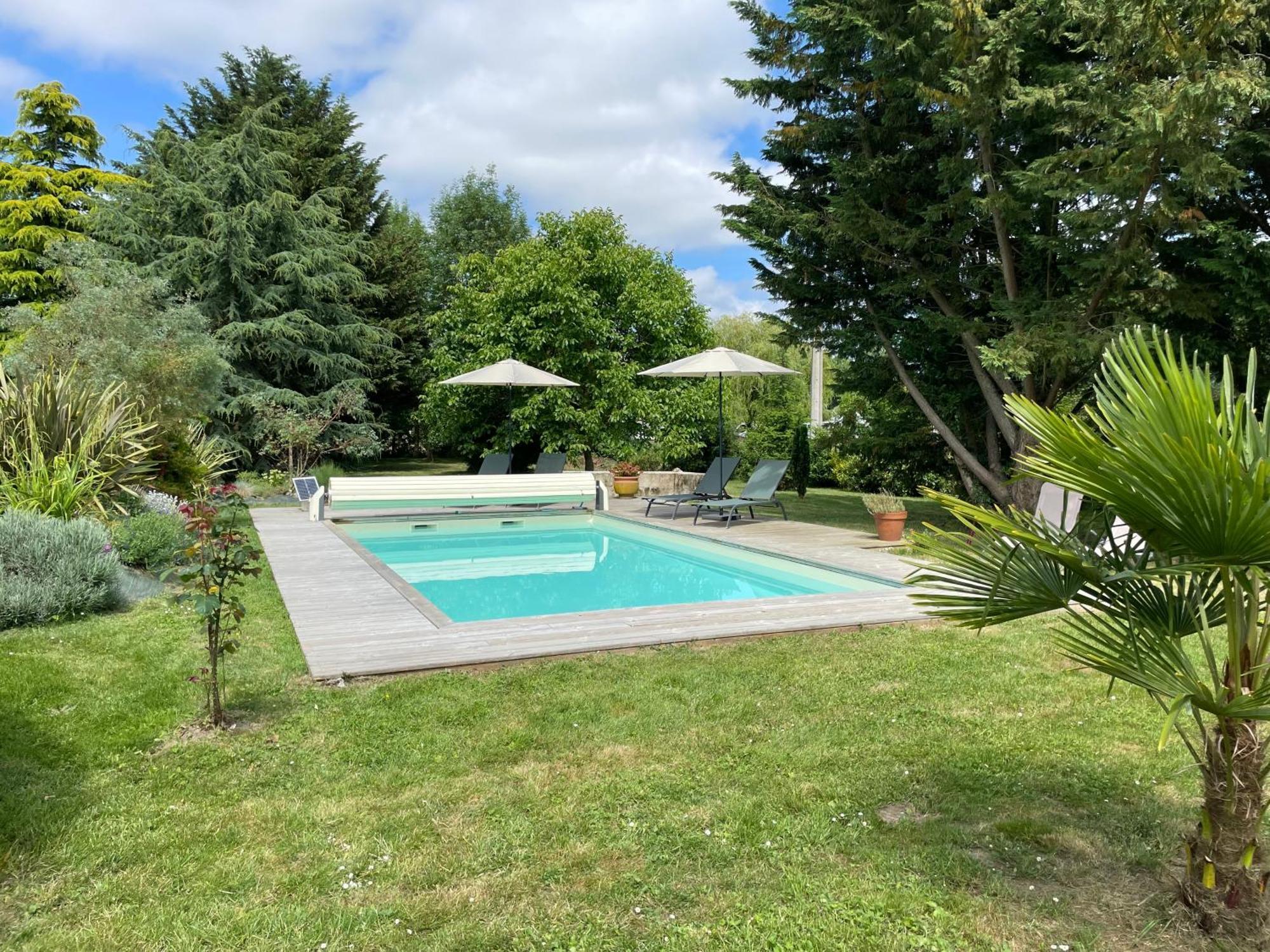 Chambres D Hotes Avec Piscine Et Spa La Foliere Saumur Villebernier Экстерьер фото